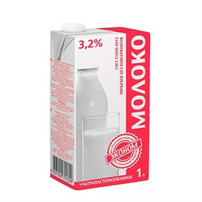 Молоко "Эконом" Пятигорское 3,2% 1л NHnVqga2j8OVXRzfVEvW93