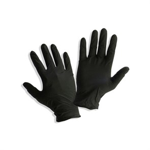 Перчатки Нитриловые Черные (XL) 100шт